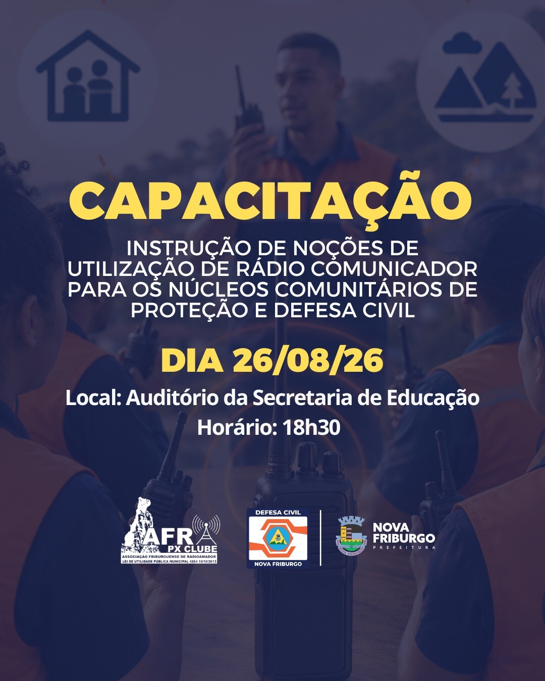 defesa-civil-promove-instrucao-sobre-o-uso-de-radios-comunicadores