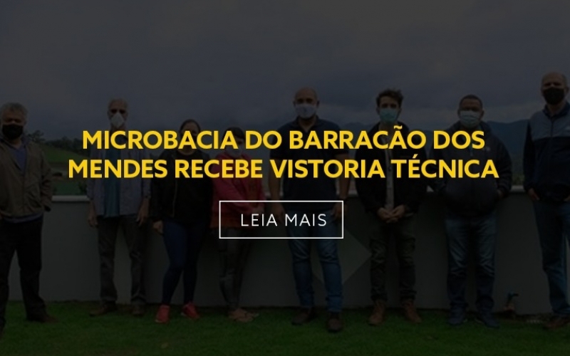 MICROBACIA DO BARRACÃO DOS MENDES RECEBE VISTORIA TÉCNICA