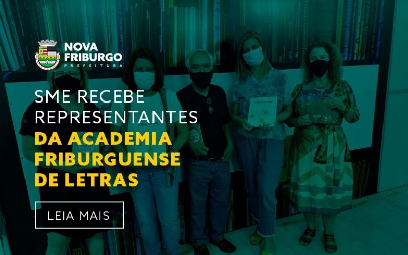 SME RECEBE REPRESENTANTES DA ACADEMIA FRIBURGUENSE DE LETRAS