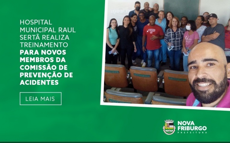 HOSPITAL MUNICIPAL RAUL SERTÃ REALIZA TREINAMENTO DE PREVENÇÃO DE ACIDENTES